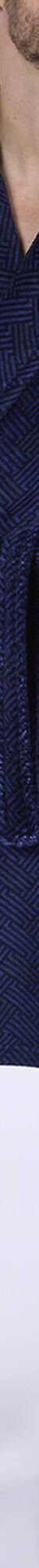 Robe de chambre maille polaire imprimée toucher peluche (bleu) Robe de chambre maille polaire imprimée toucher peluche (bleu)